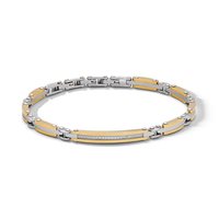 Bracciale Comete Uomo Black Gold in Acciaio Zircone UBR1332